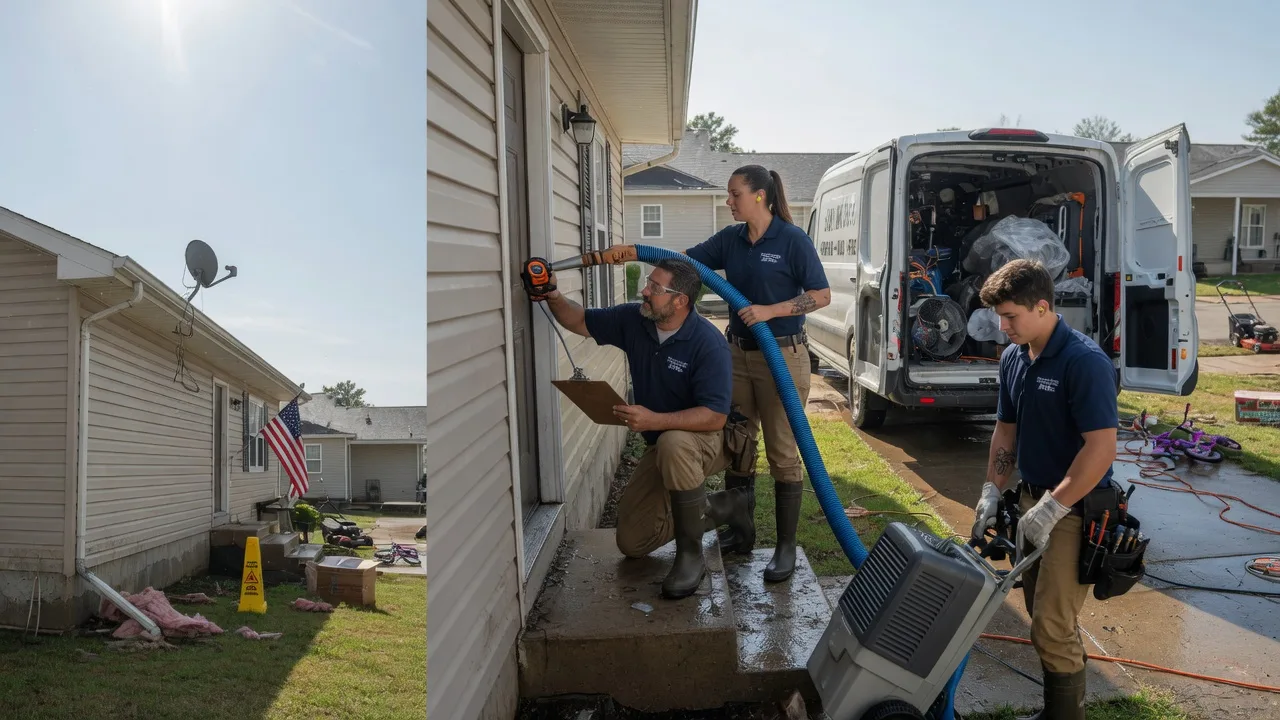 Ceiling Water Damage Restoration in Montello, WI near me